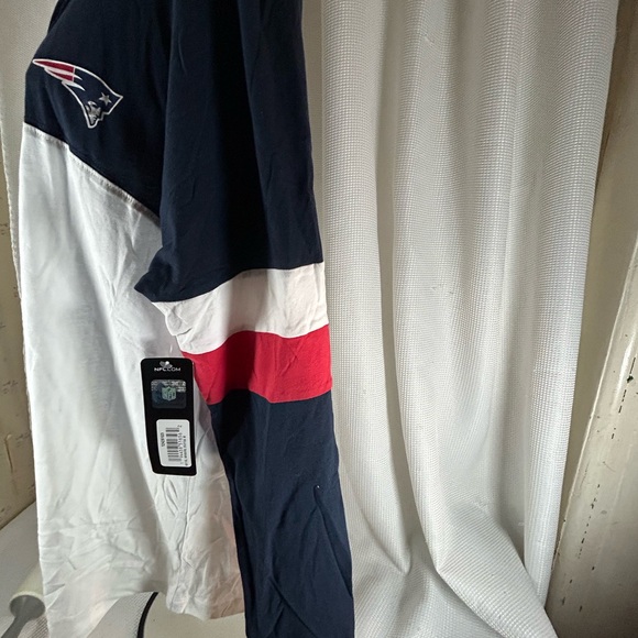 NFL team apparel women’s long sleeve lace upfront patriot - Picture 3 of 11